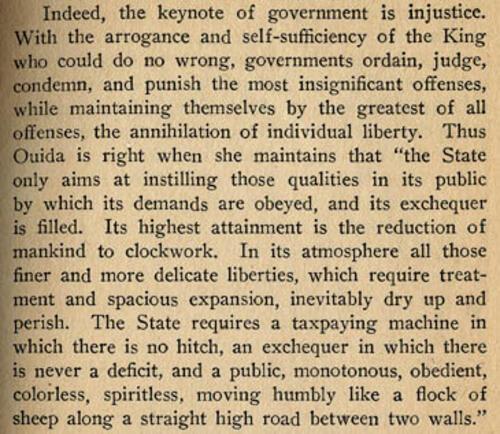 Excerpts From Emma Goldman's Essay, 'Anarchism: What It Really Stands For'