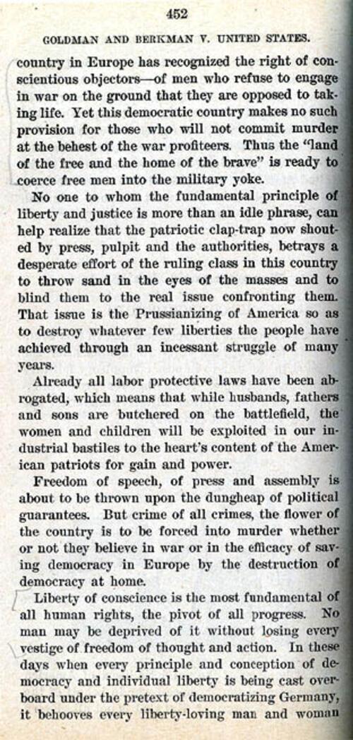 Manifesto of the No-Conscription League circa 1917, page 2