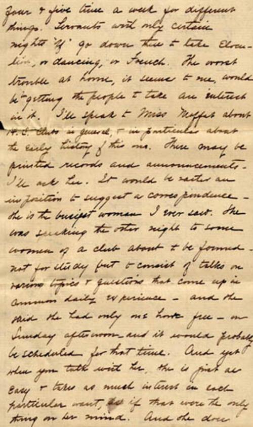 Letter from Gertrude Weil to her family, November 20, 1898, page 12