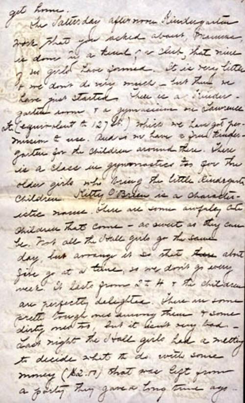 Letter from Gertrude Weil to her Family, March 18, 1897, page 4