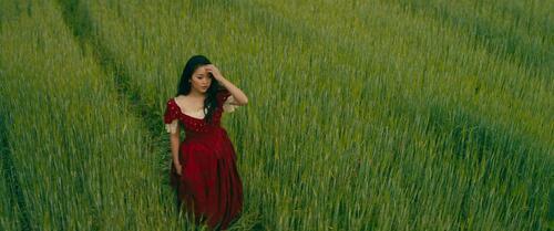 Lara Jean in red dress