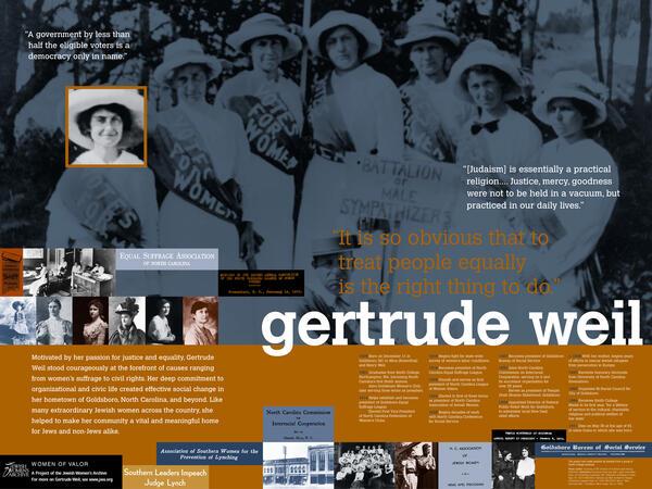 Gertrude Weil Poster