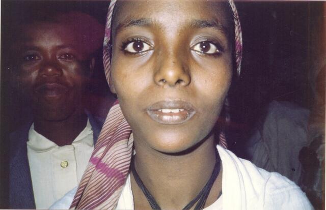 Ethiopian Jewish woman during Operation Solomon, 1991