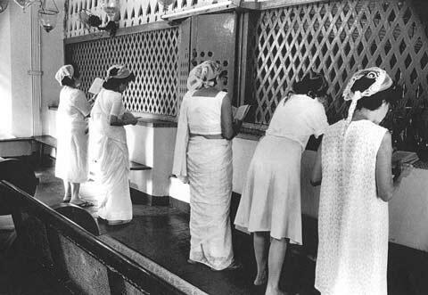 Women Praying at the Synagogue in Cochin