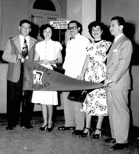 Delegates from Havana Hillel at the Southeastern Hillel Conference, 1948