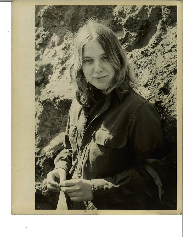 Jane member Jeanne Galatzer-Levy at a University of Chicago Protest