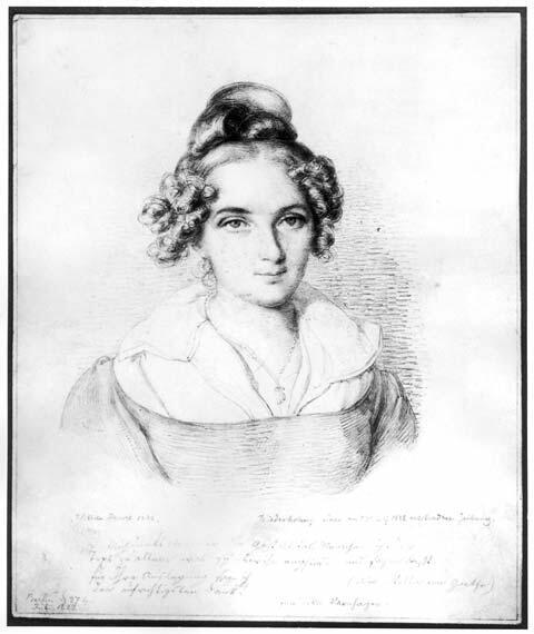 Rahel Levin Varnhagen, July 7, 1822, by William Hensel