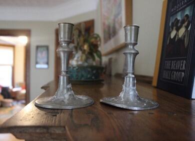 Abigail Glickman's Shabbat Candlesticks