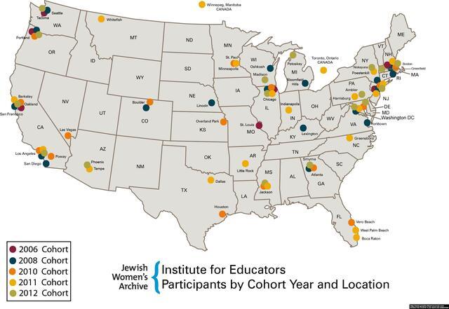 2006-2012 Institute Participants Map