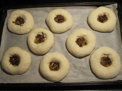 Bialys Before Baking