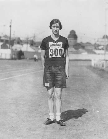 Bobbie Rosenfeld on a Track Field