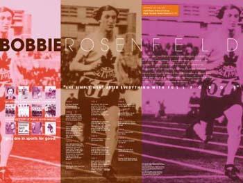 Bobbie Rosenfeld JWA Poster