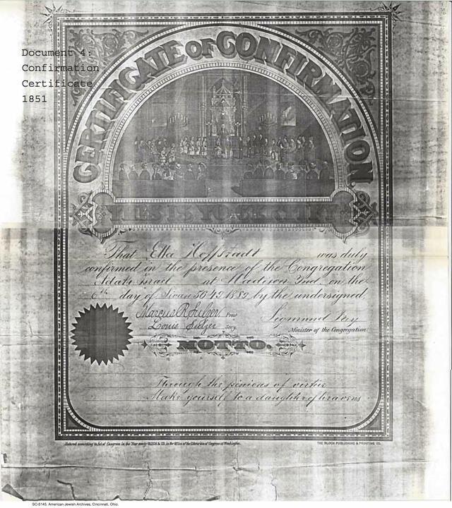 Confirmation Certificate, 1851