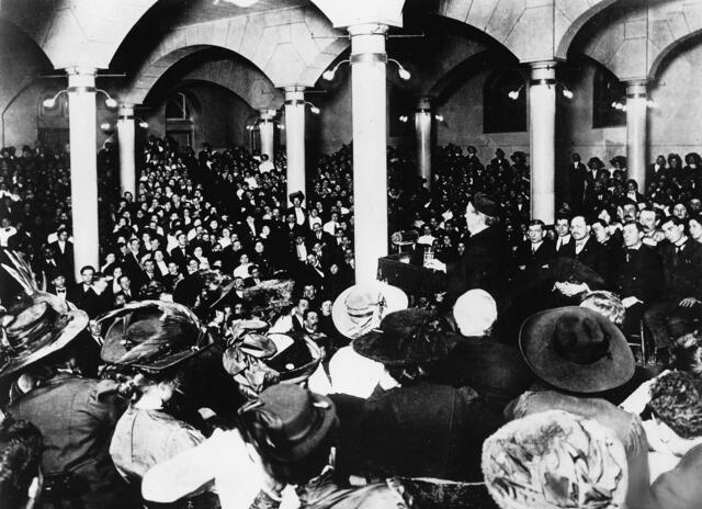 Cooper Union's Great Hall November 1909