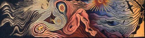 "The Creation" from the "Birth Project," by Judy Chicago