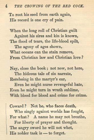 "The Crowing of the Red Cock," by Emma Lazarus, page 2