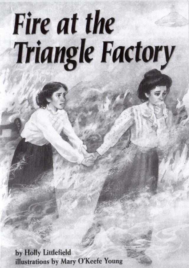 "Fire at the Triangle Factory" Front Cover by Holly Littlefield, 1996