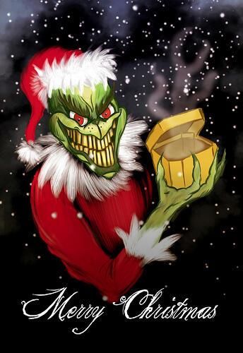 Grinch Holiday Card