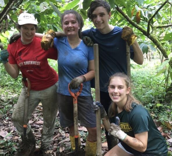 Hannah Downing in Yorkin, Costa Rica