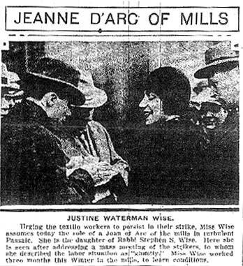 Justine Wise Polier in a New York Journal Article, 1926