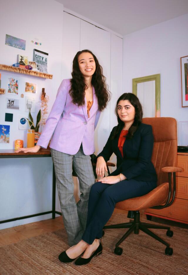 Jenni Rudolph and Maryam Chishti