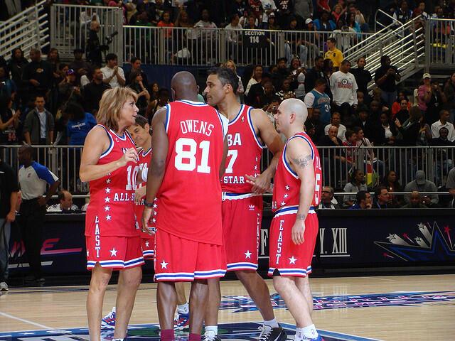 Nancy Lieberman at NBA All-Star Game, February 12, 2010