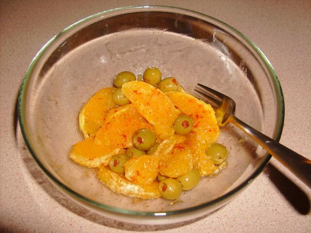 Orange Salad with Olives