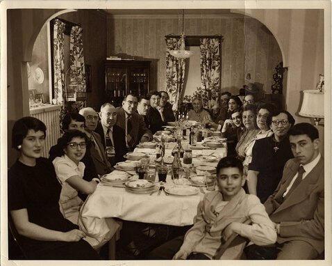 Family at Passover Table