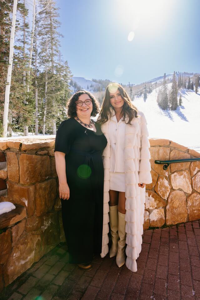 Rabbi Ruth Abusch-Magder and Meredith Marks