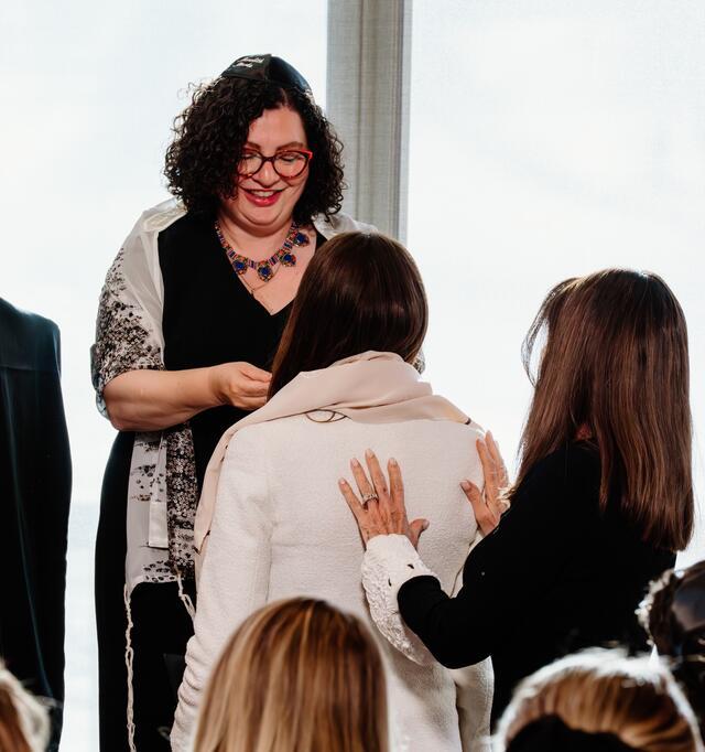 Rabbi Ruth Abusch-Mager Officiating Meredith Marks' Bat Mitzvah