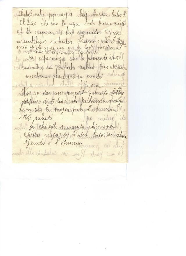 Ladino letter sent from Rhodes to Rhodesia, 1940