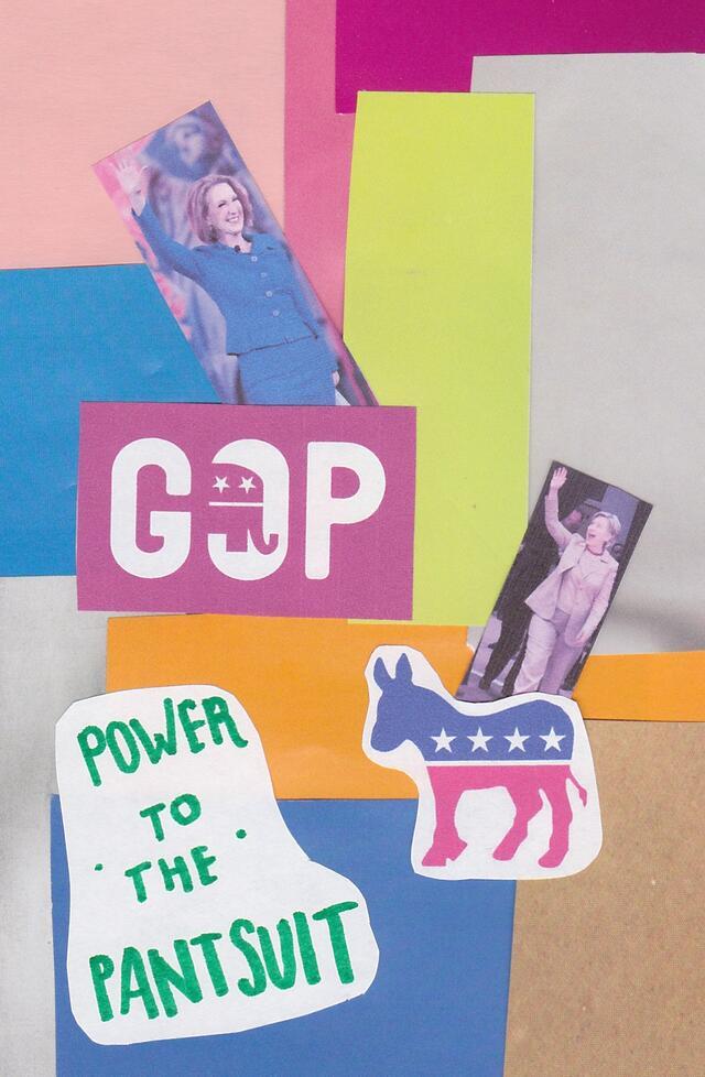 Carly Fiorina/Hillary Clinton Collage