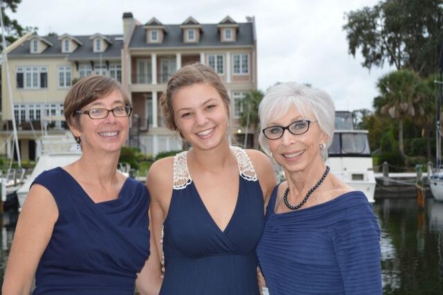 Kineret Grant-Sasson with her Mother Deborah and Grandmother Gloria